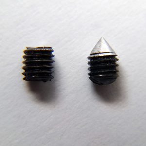 Меняем фиксирующий винт, на конусный