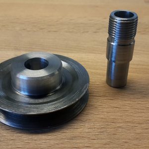 Шкив и новая втулка